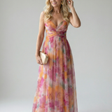 Violet & Grace™ | Soft Wrap Maxi Dress