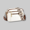 White with Brown
